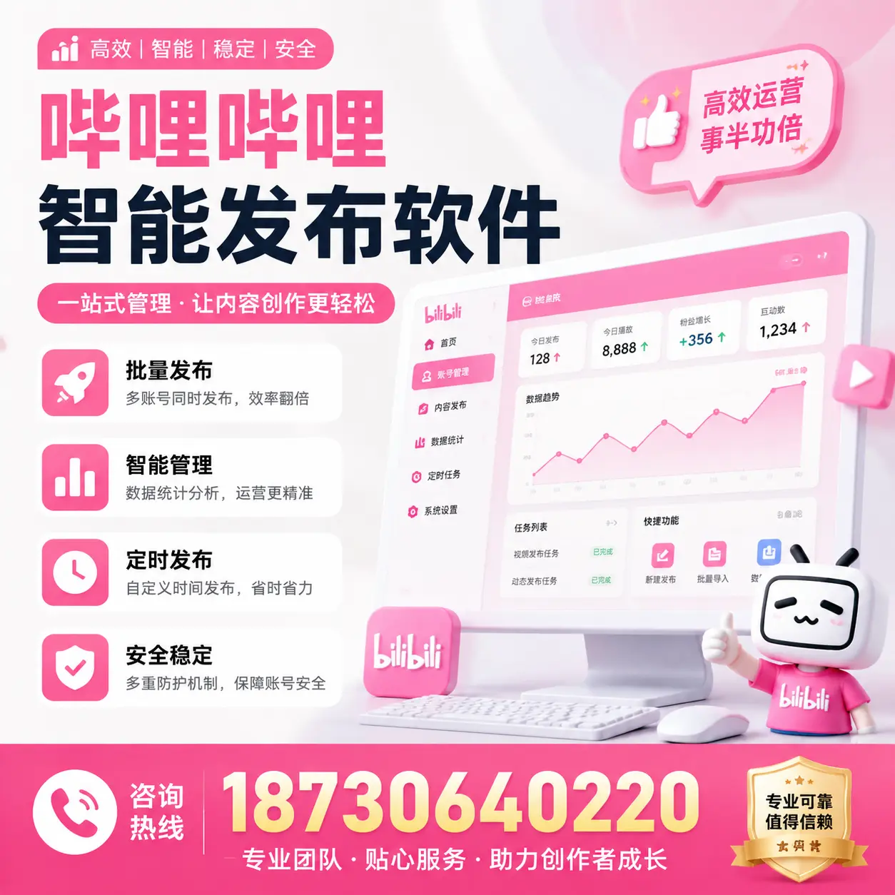 如何评估哔哩哔哩智能发布软件的ROI？衡阳 企业必读